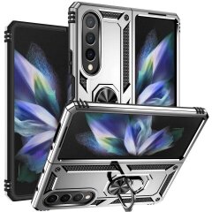Защитный чехол Deexe Armor Case (FF) для Samsung Galaxy Fold 4 - Silver
