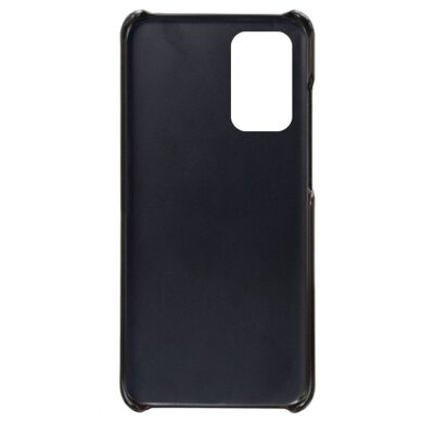 Защитный чехол Deexe Leather Back Cover для Samsung Galaxy A23 (A235) - Black