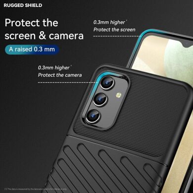 Защитный чехол Deexe Thunder Series для Samsung Galaxy A13 (А135) - Green