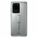 Чехол Protective Standing Cover для Samsung Galaxy S20 Ultra (G988) EF-RG988CSEGRU - Silver. Фото 1 из 2