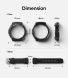 Ремешок RINGKE Fusion X Guard для Samsung Galaxy Watch 4 / 5 (44mm) - Black. Фото 13 из 16