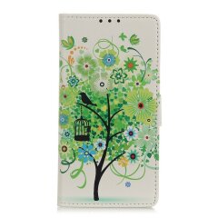 Чехол Deexe Life Style Wallet для Samsung Galaxy A40 (A405) - Green Tree