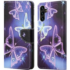 Чохол-книжка Deexe Color Wallet для Samsung Galaxy A04s (A047) / A13 5G (A136) - Sparkling Butterflies