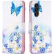 Чехол-книжка Deexe Color Wallet для Samsung Galaxy A05s (A057) - Butterfly and Flowers. Фото 1 из 8