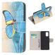 Чехол-книжка Deexe Color Wallet для Samsung Galaxy S20 FE (G780) - Blue Butterfly. Фото 1 из 6