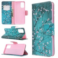 Чехол-книжка Deexe Color Wallet для Samsung Galaxy S20 Plus (G985) - Flower Branches