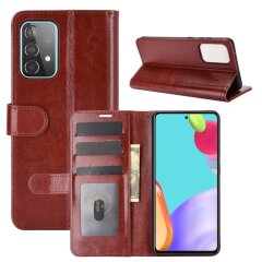 Чохол-книжка Deexe Wallet Style для Samsung Galaxy A52 (A525) / A52s (A528) - Brown