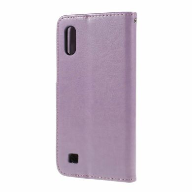 Чехол-книжка UniCase Flower Pattern для Samsung Galaxy A10 (A105) - Light Purple