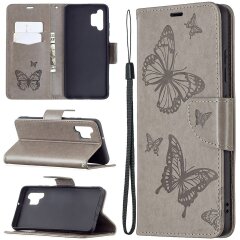 Чехол UniCase Butterfly Pattern для Samsung Galaxy A32 (А325) - Grey