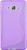 Силиконовая накладка Deexe S Line для Galaxy A7 (A700) - Violet