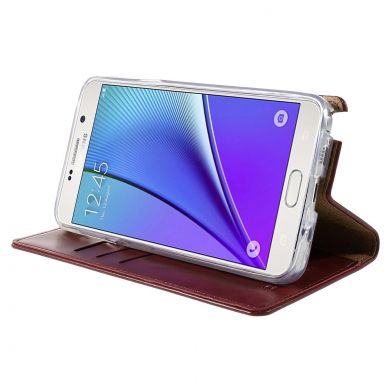 Чехол MERCURY Classic Flip для Samsung Galaxy Note 5 (N920) - Wine Red