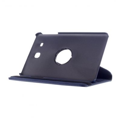 Вращающийся чехол Deexe Rotation для Samsung Galaxy Tab E 9.6 (T560/561) - Dark Blue