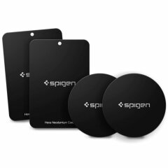 Комплект магнитных наклеек для смартфонов Spigen (SGP) Kuel MP-4P Car Mount - Black