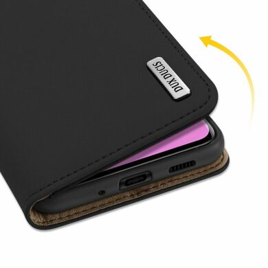 Кожаный чехол DUX DUCIS Wish Series для Samsung Galaxy S20 Ultra (G988) - Black