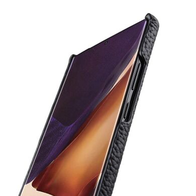 Кожаный чехол MELKCO Leather Case для Samsung Galaxy Note 20 Ultra (N985) - Dark Blue