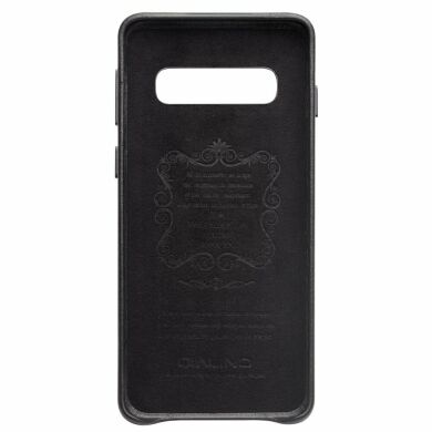 Кожаный чехол QIALINO Leather Cover для Samsung Galaxy S10 (G973) - Black