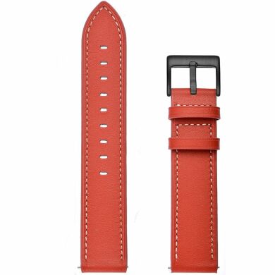 Кожаный ремешок Deexe Classic для часов с шириной крепления 20мм - Red
