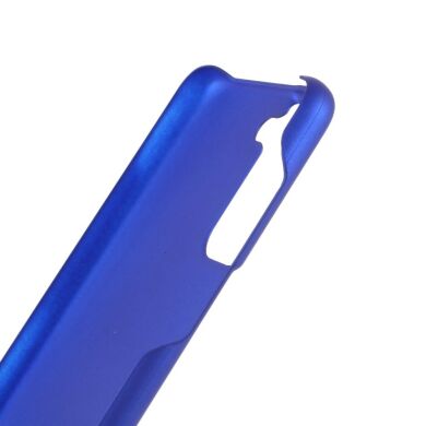 Пластиковый чехол Deexe Hard Shell для Samsung Galaxy S21 FE (G990) - Blue