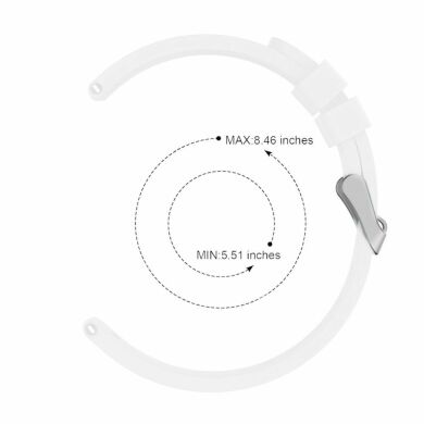 Ремінець UniCase Original Style для Samsung Watch Active / Active 2 40mm / Active 2 44mm - White