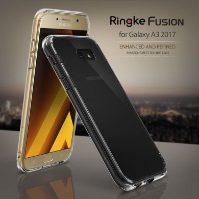 Защитный чехол RINGKE Fusion для Samsung Galaxy A3 2017 (A320) - Smoke Black