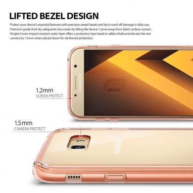 Защитный чехол RINGKE Fusion для Samsung Galaxy A3 2017 (A320) - Rose Gold