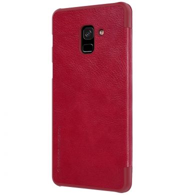 Чехол-книжка NILLKIN Qin Series для Samsung Galaxy A8+ 2018 (A730) - Red