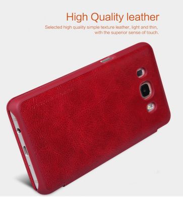 Чехол NILLKIN Qin Series для Samsung Galaxy J5 2016 (J510) - Red