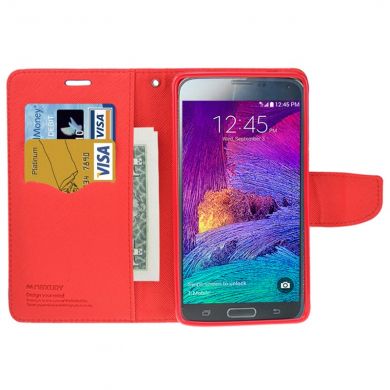 Чехол Mercury Cross Series для Samsung Galaxy Note 4 (N910) - Red