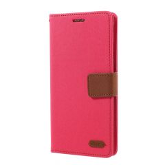Чехол-книжка ROAR KOREA Cloth Texture для Samsung Galaxy Note 8 (N950) - Magenta