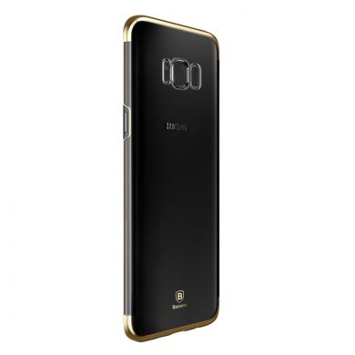 Пластиковый чехол BASEUS Glitter Shell для Samsung Galaxy S8 Plus (G955) - Gold