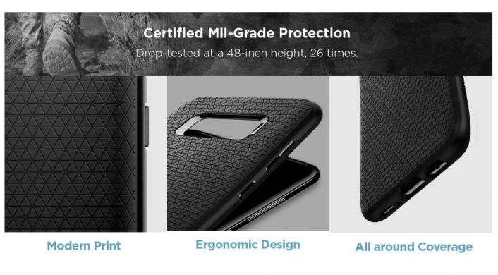 Защитный чехол SGP Liquid Air для Samsung Galaxy S8 Plus (G955)