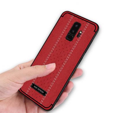 Защитный чехол NXE Leather Cover для Samsung Galaxy S9 Plus (G965) - Red