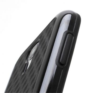Силиконовый чехол Deexe Cube Pattern для Samsung Galaxy S4 mini (i9190) - Black