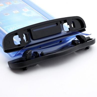 Влагозащитный чехол Deexe Waterproof S для смартфонов размером до 137х72мм - Blue