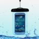 Влагозащитный чехол Deexe Waterproof S для смартфонов размером до 137х72мм - Blue. Фото 1 из 5