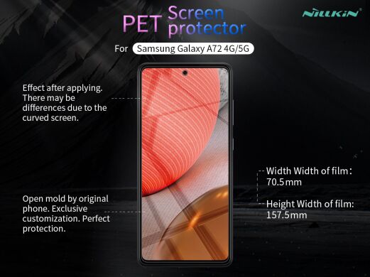Защитная пленка NILLKIN Crystal для Samsung Galaxy A72 (А725)