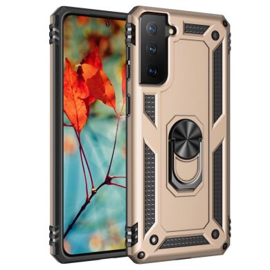 Защитный чехол Deexe Armor Case для Samsung Galaxy S21 Plus (G996) - Gold