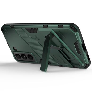 Защитный чехол Deexe Bibercas для Samsung Galaxy S22 (S901) - Green