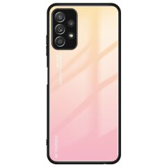 Захисний чохол Deexe Gradient Color для Samsung Galaxy A32 (А325) - Gold / Pink