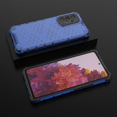 Защитный чехол Deexe Honeycomb Series для Samsung Galaxy A53 - Blue