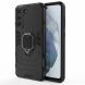 Защитный чехол Deexe Hybrid Case для Samsung Galaxy S21 FE (G990) - Black. Фото 1 из 15
