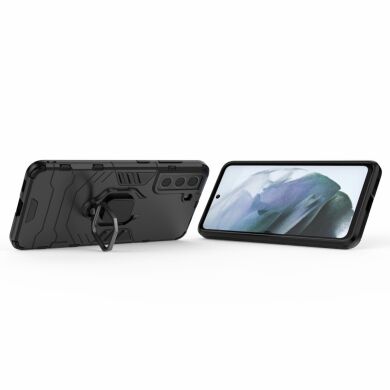 Защитный чехол Deexe Hybrid Case для Samsung Galaxy S21 FE (G990) - Black