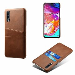 Защитный чехол Deexe Pocket Case для Samsung Galaxy A70 (A705) - Brown