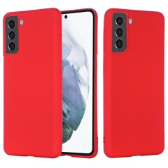 Защитный чехол Deexe Silicone Case для Samsung Galaxy S22 - Red