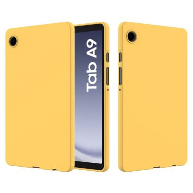 Защитный чехол Deexe Silicone Shell для Samsung Galaxy Tab A9 (X110/115) - Yellow