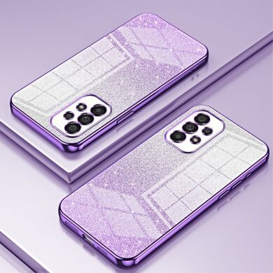 Защитный чехол Deexe Sparkles Cover для Samsung Galaxy A53 (A536) - Purple