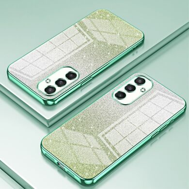 Защитный чехол Deexe Sparkles Cover для Samsung Galaxy S24 - Green