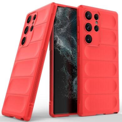 Защитный чехол Deexe Terra Case для Samsung Galaxy S23 Ultra - Red