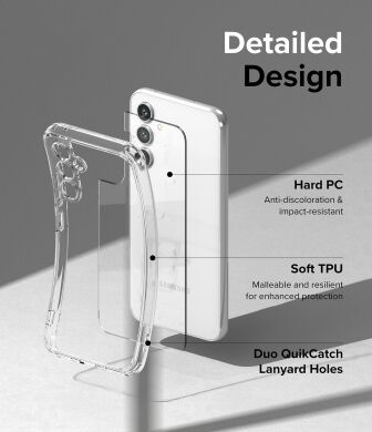 Защитный чехол RINGKE Fusion для Samsung Galaxy A54 (A546) - Matte Smoke Black