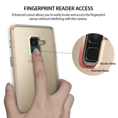 Защитный чехол RINGKE Fusion для Samsung Galaxy A8 2018 (A530) - Transparent